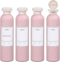 ASEVAT 8.8oz 4pack Refillable Travel Shampoo and Conditioner Bottles, Travel Size containers, Travel Bottle for toiletries, Squeeze Bottles with Flip Cap, Empty Plastic Leak Proof Travel Bottles