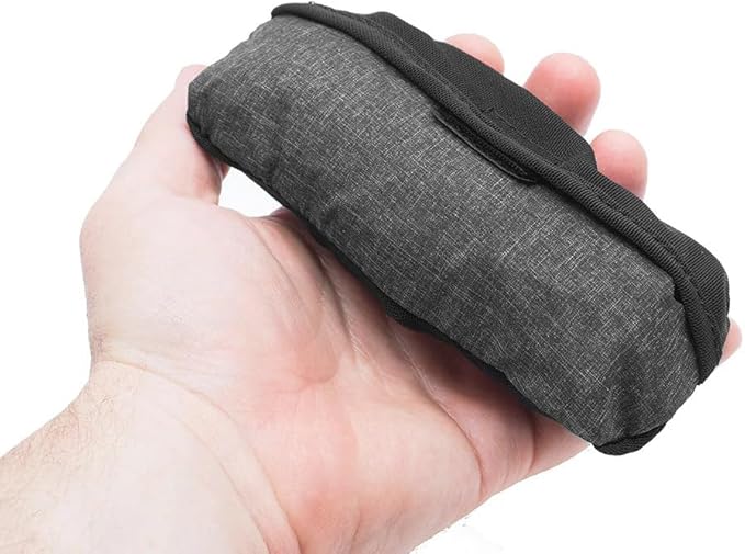Peak Design Shoe Pouch, Charcoal, Ultralight Travel Organizer Bag for Shoes or Other Items, Weatherproof Shell, Packs into Itself, Fits 1–2 Pairs of Shoes, Works with Peak Design Travel Bags