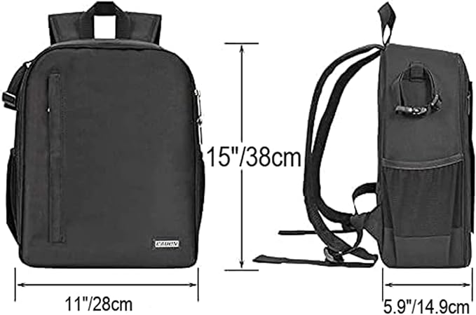CADeN Camera Backpack Bag Professional for DSLR/SLR Mirrorless Camera Waterproof, Camera Case Compatible for Sony Canon Nikon