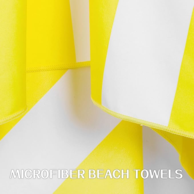 Your Choice Microfiber Quick Dry Sand-Free Beach Towel for Adults & Kids (67x35 Inch, 60x30 Inch) - Oversized, Compact, Lightweight, Absorben