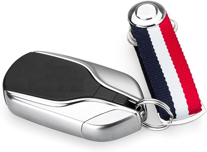 Compact Key Holder - Stylish & Practical Pocket Key Organizer With Secure Locking Mechanism. (Red/White/Blue)