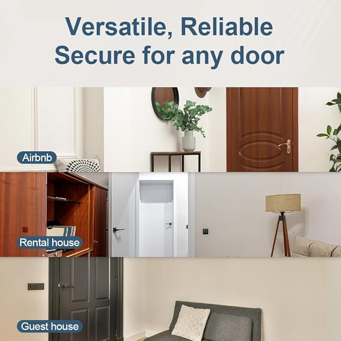 CGPLUS Security Door Stopper Alarm SEDOLI 100DB Siren for Safe Stay, Home, Travel