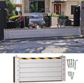 Reusable Flood Barrier, 3/4/5/6/7/8/9/10/11/12/13ft Long Heavy Duty Aluminum Water Barrier Shield for Sliding Glass Door/Driveway/Home Doorway, Removable Stopper Shield with Rubber(H 3.3ft