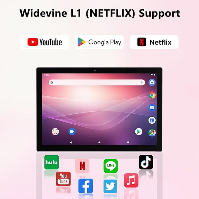 Android 15 Tablet 10 Inch, 20GB RAM+128GB ROM/2TB Expandable, 2 in 1 Tablets with Keyboard Case Mouse Stylus, 2.0GHz Quad-core Processor, 1280*800 IPS HD Screen, 5G WiFi6 BT 5.0, 8MP Camera Tableta PC