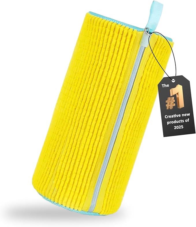 Shoe Washing Machine Bag Reusable Shoe Cleaning Bag for All Types Laundry Shoe Bag for Washer and Dryer (Yellow 1pcs)