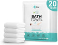 Disposable Bath Towels,Extra Large Beach Towels 30"X60", Camping Towels for Travel Hotel, Soft Quick Dry Shower Tissue for Body,Gym Sports,Beach (XL,20 Count)
