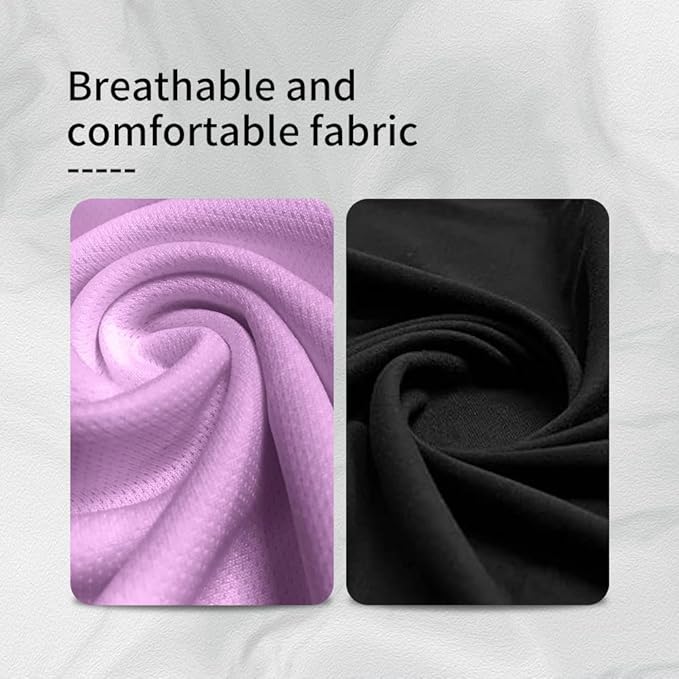 Sleep Mask Bluetooth Headphones Soft Wireless Headband Eye Mask Blackout with Microphone (Purple)