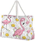 senya Large Beach Bags Totes Canvas Tote Shoulder Bag Soft Wave Water Resistant Bags for Gym Travel Daily Ocean