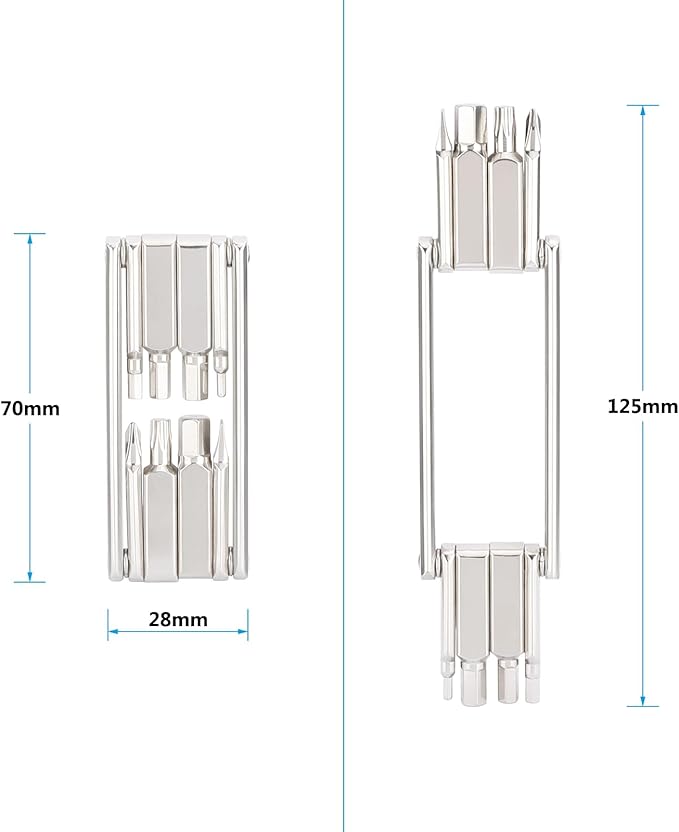 CAMVATE Multi-Tool with Allen Wrenches & Screwdrivers - 3427