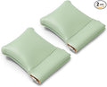 2 Pack PU Leather Slim Engagement Wedding Ring Pouch Leather Jewelry Pouch Christmas,Wedding Party Favor Gift Bag(Green)