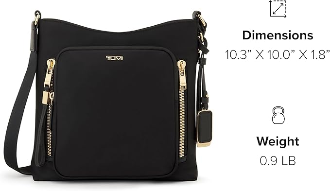 TUMI - Voyageur Tyler Crossbody - Nylon Crossbody Bag - Business, Travel Bag - Stain, Water-Resistant - Stylish Purse