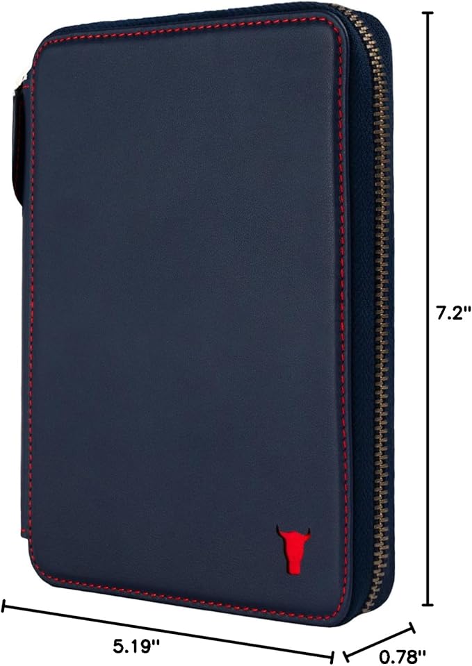 TORRO Travel Wallet – Genuine Leather Travel Organiser with Passport Holder and Detachable Cardholder
