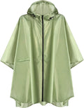 ANYOO Waterproof Rain Poncho Lightweight Reusable Hiking Hooded Coat Jacket for Outdoor Activities