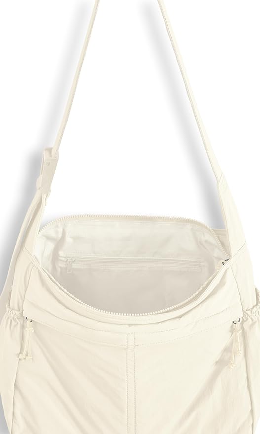 ODODOS 20L Crossbody Tote Bag Large Capacity Lightweight Hobo Shoulder Sling Bags for Gym Shopping Beach Travel