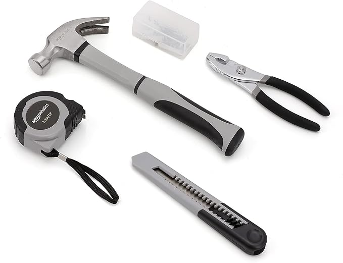 AmazonBasics 131-Piece General Household Hand Tool Set