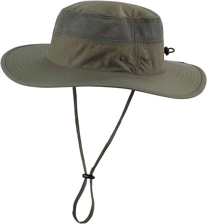 Home Prefer UPF 50+ Men's Sun Hat Wide Brim Bucket Hat UV Protection Hat for Mens Womens Beach Safari Gardening Golf Fishing