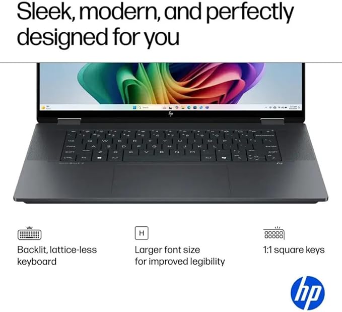HP OmniBook X Flip 16 2-in-1 Laptop: 16" FHD+ Touchscreen, Intel Core Ultra 7, 16GB RAM, 1TB SSD, w/Pen & Lifetime Office - Copilot+ AI PC, Windows 11