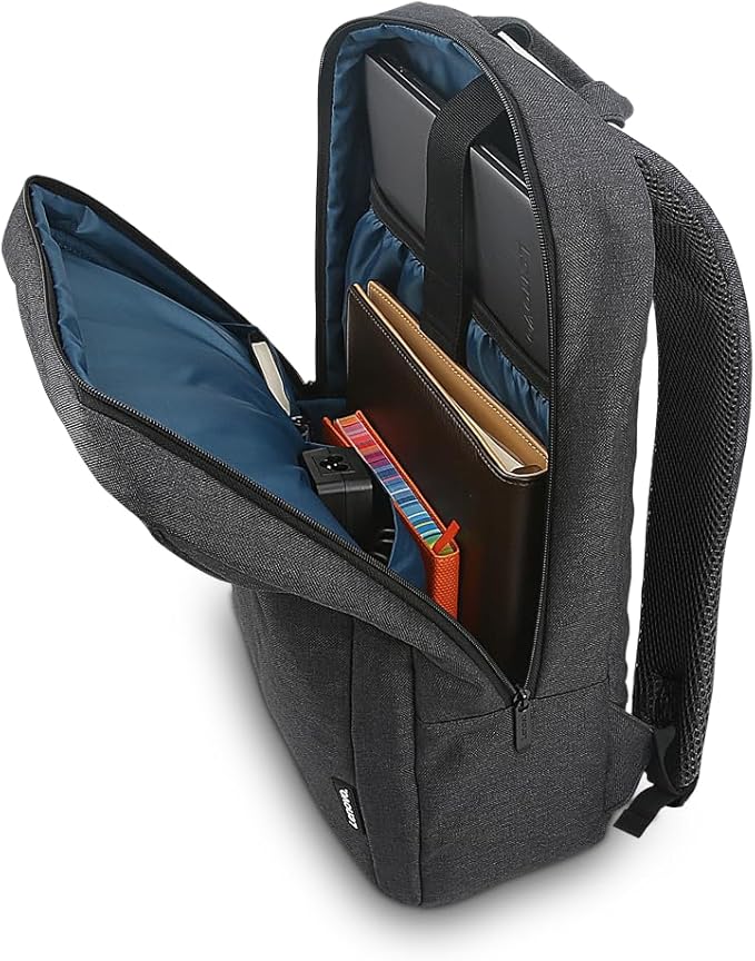 Lenovo 16” ECO Laptop Backpack - B210 - Travel Pack for Laptop or Tablet, Durable, Water-Repellent, Made from Recycled Material, Lightweight, Sleek Design for Travel, Business, Casual Backpack - Black