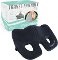 Premium Foldable Piriformis Cushion - Piriformis Pain and Sciatic Pain Relief Cushion - for Home & Office Use, Perfect for Travel or Driving - Piriformis Cushion