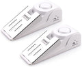 EMDMAK Door Stop Alarm with 120DB Siren Door Stop for Home & Travel (White) (Pack of 2)