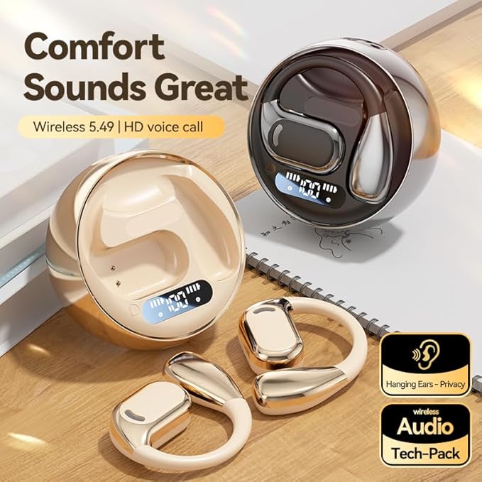 Wireless Earbuds, Real-Time AI Translation Earbuds,144 Languages Language Translator Earbuds, AI Wireless Bluetooth Headphones, Translating Earbuds, Ear Pods Wireless, Perfect for Travel, Business