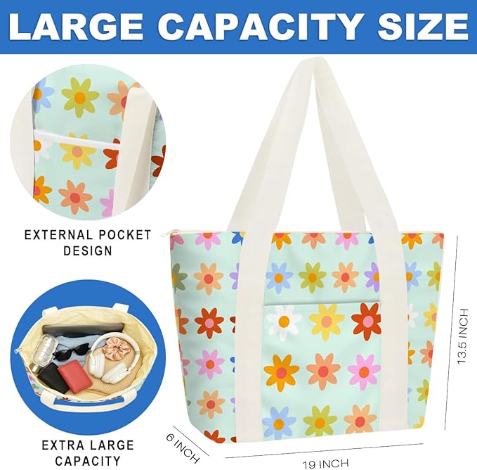Beach Bags Wet Bag for Swimsuit Tote Bag for Friends Travel Gifts, Aloha Bags Waterproof Vacation Essential