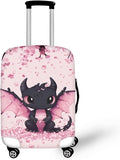 Dragon Luggage Covers for Suitcase Cherry Blossom Travel Suitcase Cover Anti-Scratch Baggage Case Protector Travel Essential with Invisible Zip Universal Fit 18-32'' Pink Luggage