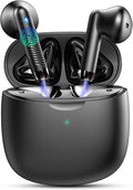 AI Translation Earbuds Real Time with Audio and Video Calls, 3-in-1 Language Translator Earbuds,164 Languages, 7 Translation Modes, 32H Buletooth 5.3 Headphones with Mic Translating Device