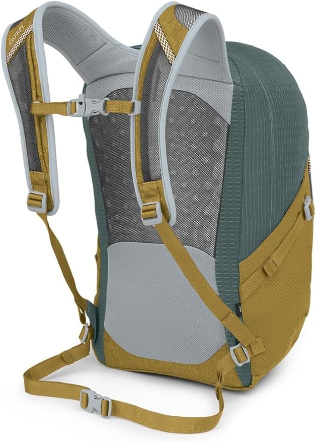 Osprey Quasar 26L Commuter Backpack, Green Tunnel/Brindle Brown