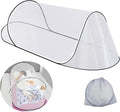 SuperDen Pop Up Mosquito Net, Foldable Mosquito Net Tent for Bed Camping Travel Patio,Portable Mosquito Tent Pop Up Outdoor (1 PCS)