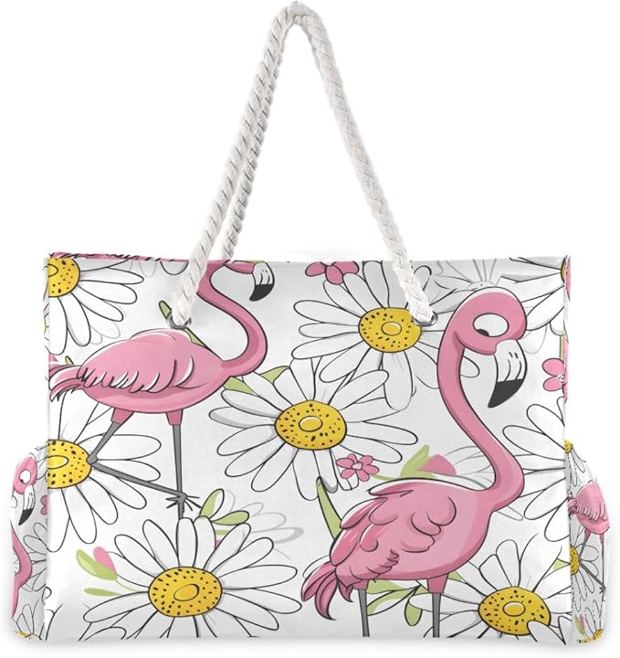 senya Large Beach Bags Totes Canvas Tote Shoulder Bag Soft Wave Water Resistant Bags for Gym Travel Daily Ocean