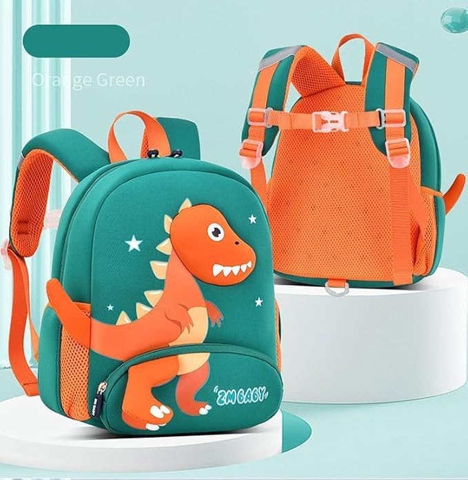 Padgene Toddler Backpacks Kids Preschool Backpack Waterproof Neoprene Animal Schoolbag Lunch backpack 3D Cartoon Mini Travel Bag for Boys Girls Ages 3-5