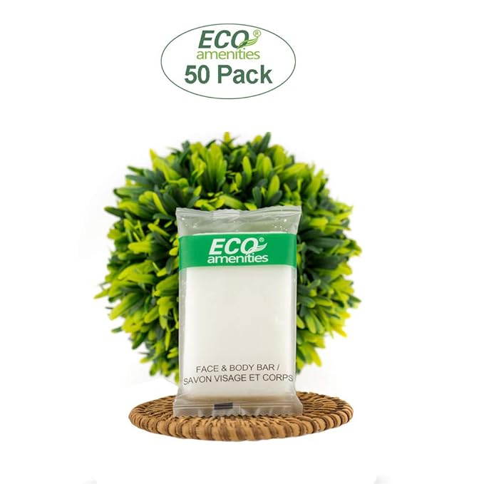 ECO Amenities 150-Piece Travel Kit: Soap, Shampoo & Conditioner Mini Kits in Toiletry Bags - Trial Size Bars & Sets (1oz each) - Shampoo And Conditioner Set