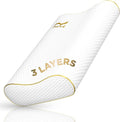 Royal Therapy Travel Memory Foam Pillow, Camping, Cervical for Pain, Contour Pillow, Shoulder Pain, Neck Pain Pillow