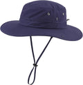 Home Prefer UPF50+ Mens Sun Hat Wide Brim Fishing Hat Sun Protection Beach Gardening Bucket Hat for Men Women