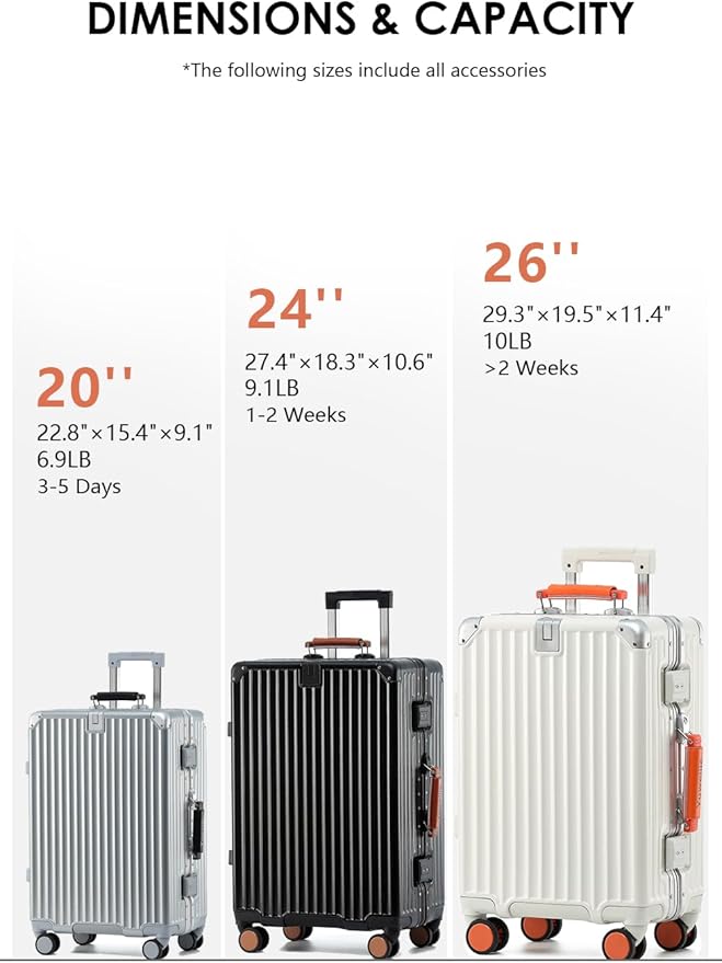 HotWay 20 Inch Carry On Luggage with Leather Handle, PC Zipperless Suitcase with Spinner Wheels and TSA Locks, 22x14x9 Airline Approved Luggage for Travel, Black