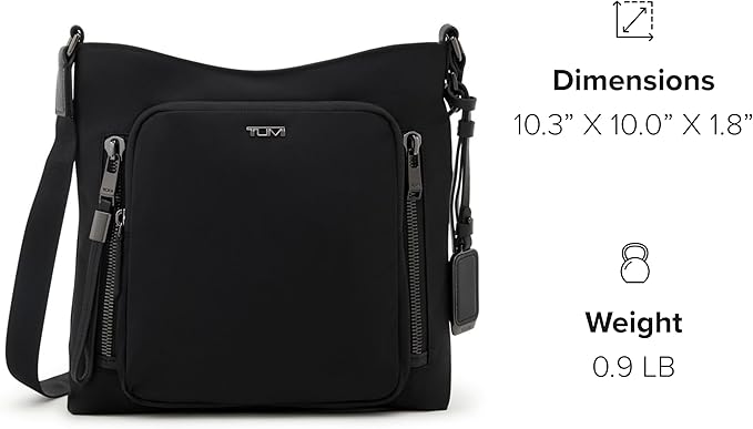 TUMI - Voyageur Tyler Crossbody - Nylon Crossbody Bag - Business, Travel Bag - Stain, Water-Resistant - Stylish Purse
