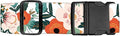 Luggage Straps for Suitcases Travel Belt Accessories, Cute Suitcase Strap, Adjustable Luggage Belt Strap, Heavy Duty with Quick-Release Buckle Luggage Strap Cute Orange Flowers