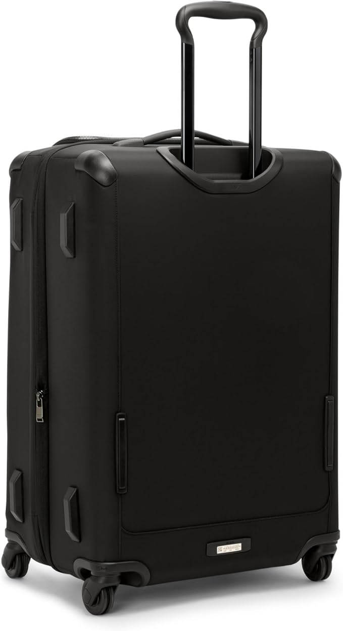 TUMI - Voyageur Leger 4 Wheeled Luggage - Women's Lightweight and Spacious, Sleek Silhouette, Durable Premium Suitcase - 26" Short Trip Expandable Packing Case, Black with Gunmetal Hardware