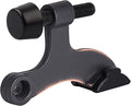 HOMOTEK 12 Pack Hinge Pin Oil Rubbed Bronze Door Stopper,Adjustable Deluxe Heavy Duty Door Stopper 2-1/2"x1-3/4”,with Black Rubber Bumper Tips