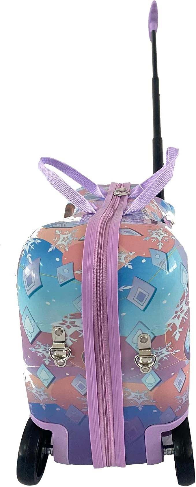 Disney Frozen Ride on Suitcase for Kids, 18'' Suitcase with Seat for Kids, Childre Riding Luggage, Cute Lightweight Travel LuggageTrolley