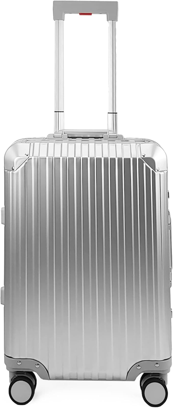 All Aluminum Luggage Suitcase 3 Sizes (20",26",29") TSA Lock Carry On Silver, Gray, Gold, Black with Cover (Silver, 20" Carry on)