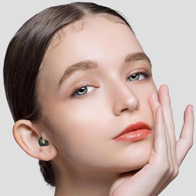 Ear Plugs for Sleeping Reusable Earplugs for Concerts Noise Cancelling Soft Silicone Noise Reduction Earbuds for Travel, Focus, Work 33-45dB Hearing Protection with 9 Ear Tips & Case (Black)
