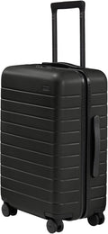 Away Bigger Carry-On Luggage, Lightweight Hardside Large Suitcase with Spinner Wheels, TSA Lock, Airline Approved, Jet Black