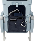 SO~MINE Airplane Pocket Organizer | Tray Table Cover | In Flight Seat Back Organizer Bag | Commuter Essential Travel Bag | Media Pouch For Flying | Travel Gift | Attaches To Luggage
