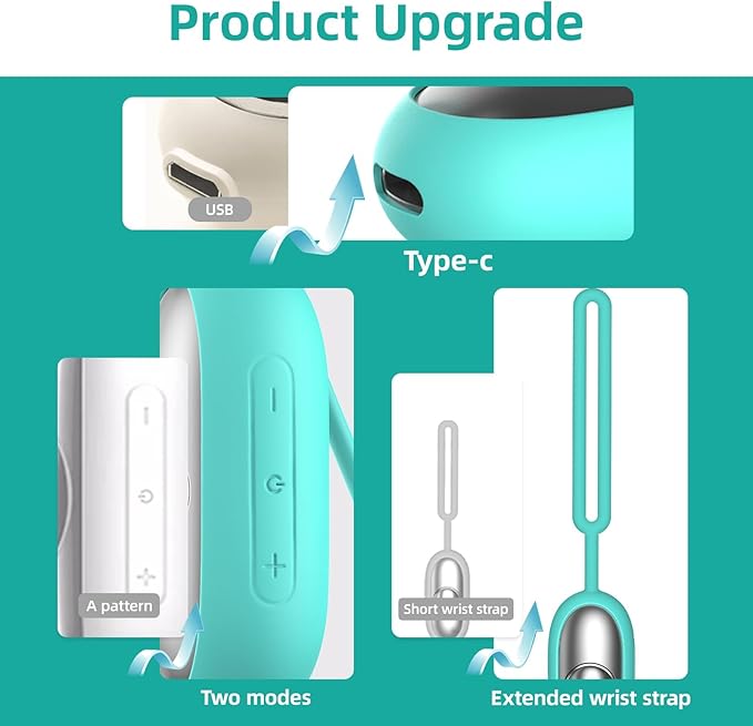 Sleep Aid Device, Micro-Current Sleep Instrument Anxiety Device, Portable Rechargeable Sleep Aid for Anxiety and Insomnia (Green)