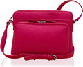 ili New York Genuine Leather Crossbody Bags for Women - Premium RFID Blocking Shoulder Bag Organizer with Adjustable Strap