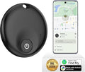 2025 Upgraded Dual-System Tracker for iOS or Android, Bluetooth Smart Tracking Tag/Luggage Tracker/Key Finder/Item Locator/Backpack/Bicycle,(Black)