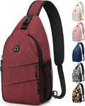 Crossbody Bags for Women Men Trendy Sling Bag Bakpack Casual Chest Bag with Convertible Shoulder Strap