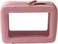 SANHECUN Toiletry bag waterproof cosmetic organizer with handle lagre opening for travelling